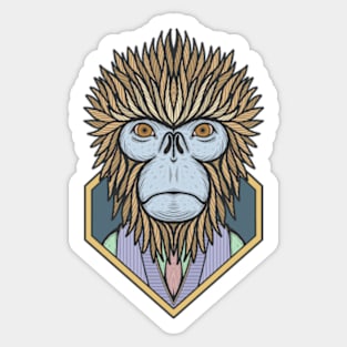 Golden Snub Nosed Monkey Sticker